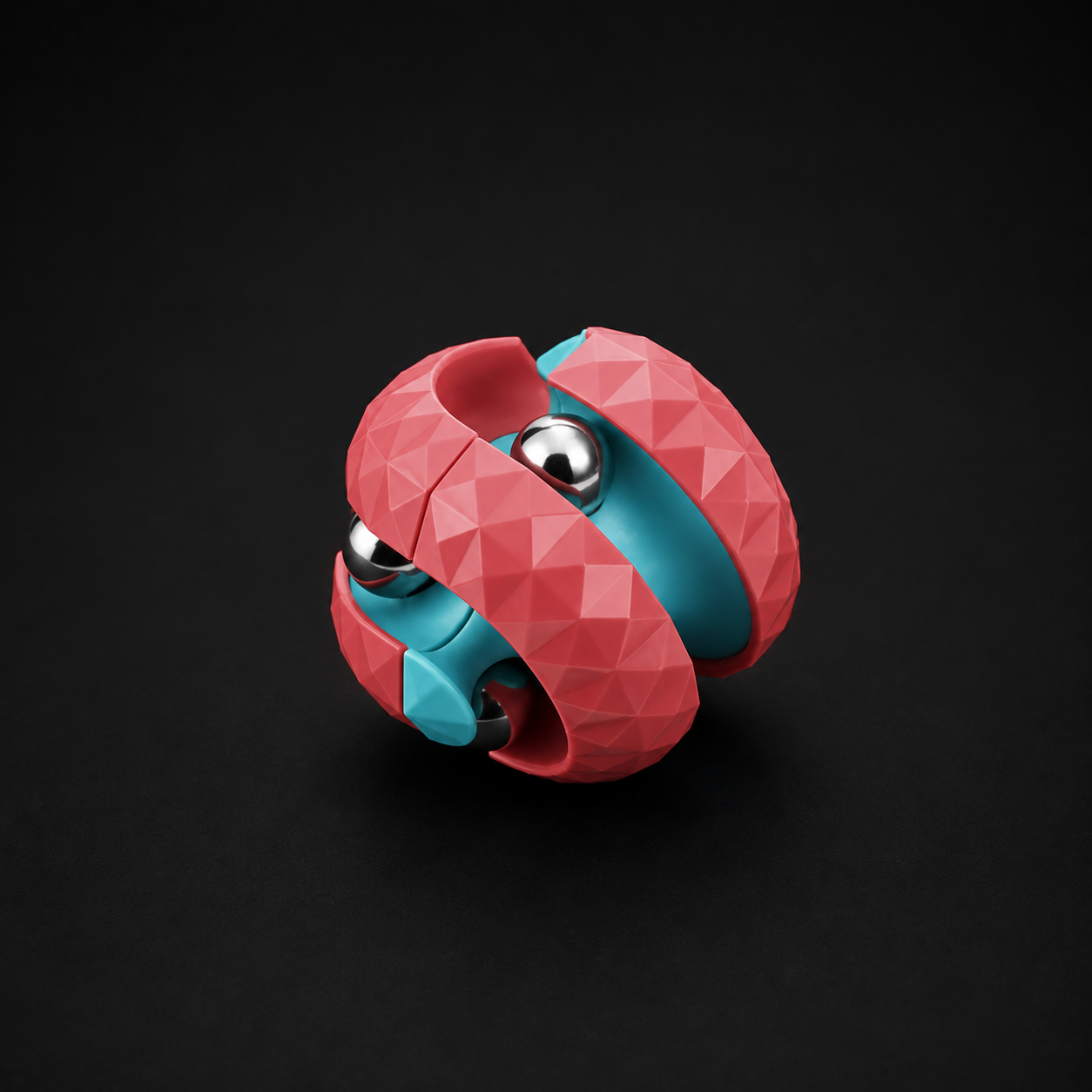 FidgetLab Orbit Ball – Kinetyczna Kula Antystresowa EDC Premium