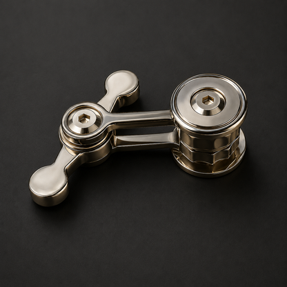 FidgetLab Chaos Pendulum – Metalowe Podwójne Wahadło Kinetyczne EDC